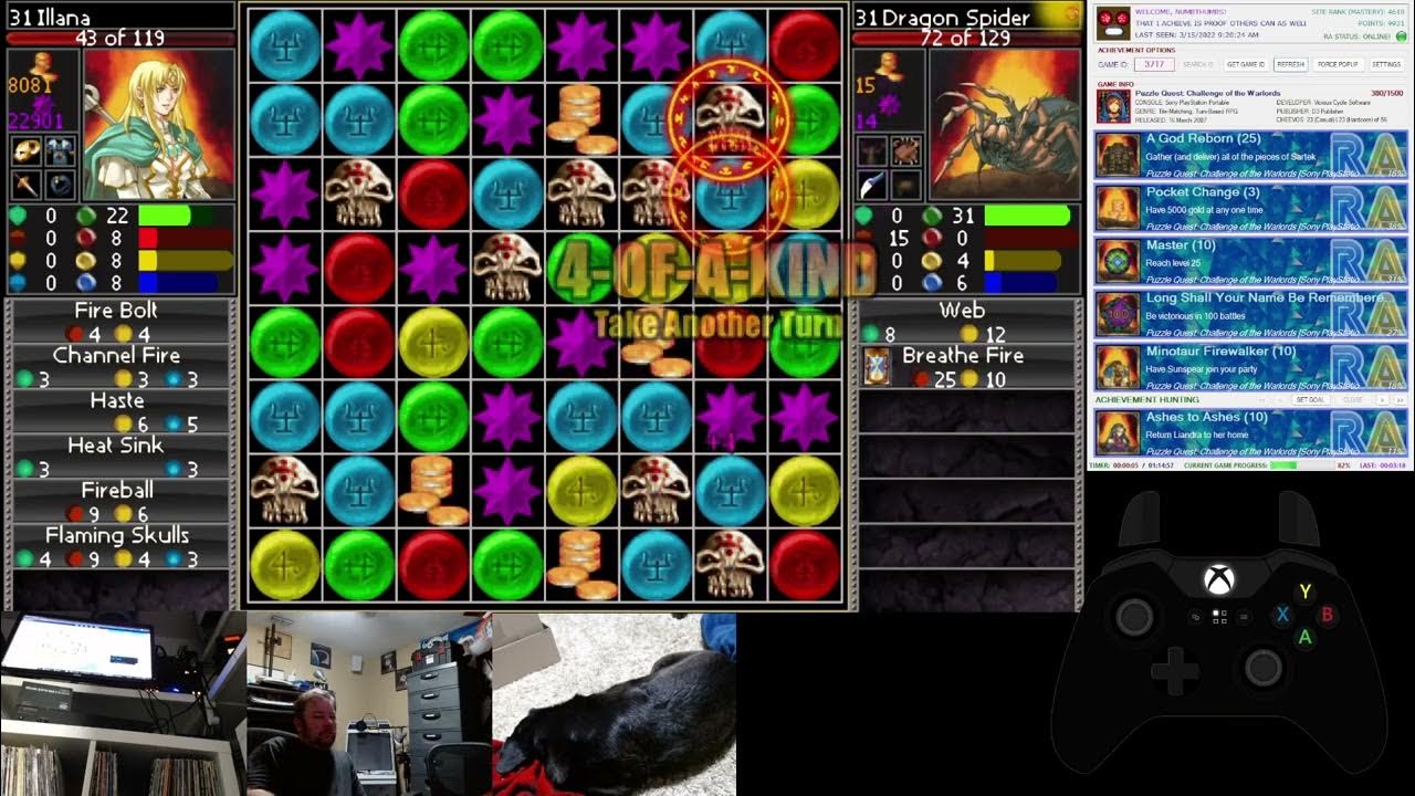 Retro Achievements Puzzle Quest PSP YouTube