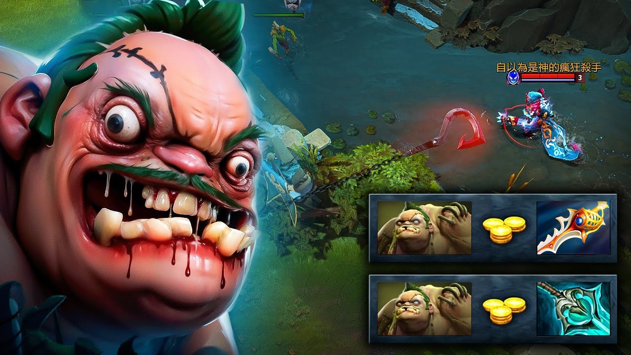 OMG! Divine Rapier + Disperser Pudge One Shot🔥🔥🔥32Kills Dota 2