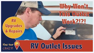 RV Outlet Not Working   EASY FIX: Full Time RV Family of 9 fixes outlet issues.