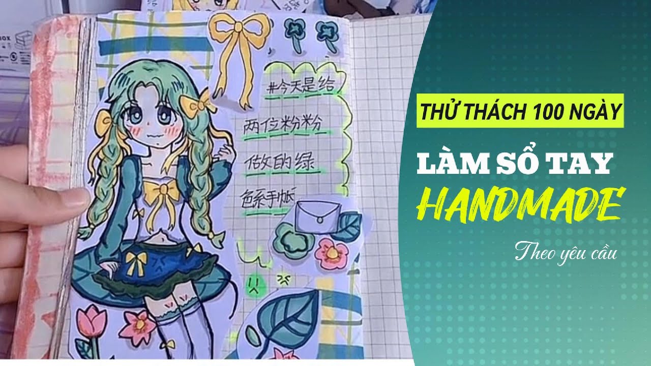 Làm Sổ Tay Handmade Theo Yêu Cầu - YouTube