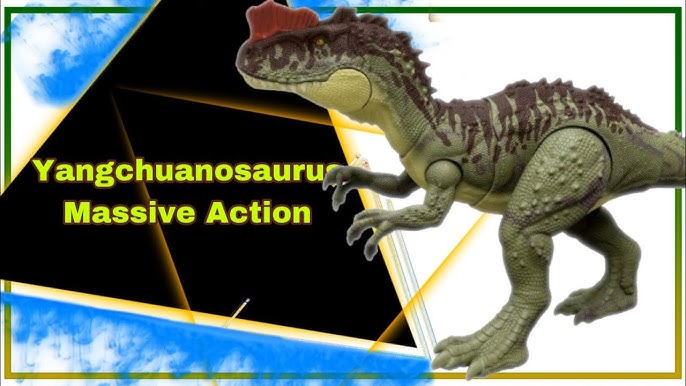 Jurassic World - Yangchuanosaurus Mega Action - Figurine Dinosaure 35cm -  Dès 4 ans