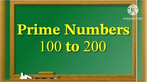 Prime Numbers/Prime Numbers 100 to 200/100 to 200 Prime Numbers/List of Prime Numbers/#primenumbers