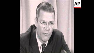 Synd 301167 Robert Mcnamara Resigns As Defence Secretary