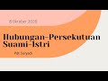 <i><b><span style="color:blue">RENUNGAN MALAM 6 : Hubungan-Persekutuan Suami Istri</span></b></i>