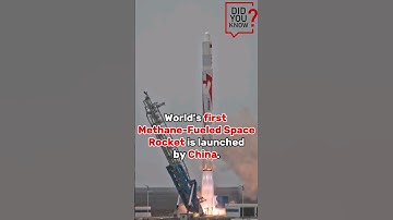 World’s first Methane-Fueled Space Rocket is launched by China #methanefueled