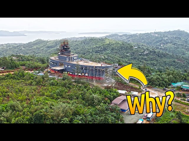 Philippines built this MASSIVE WARSHIP at the top of the Mountain class=