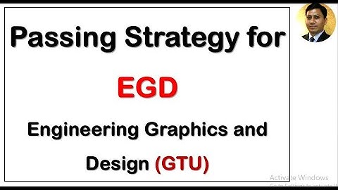 Passing Strategy for EGD | Engineering Drawing | How to pass in EGD | GTU