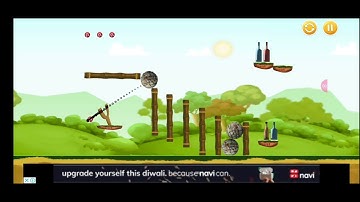 How to get 3 stars in bottle shooting game Forest world - Stage 31