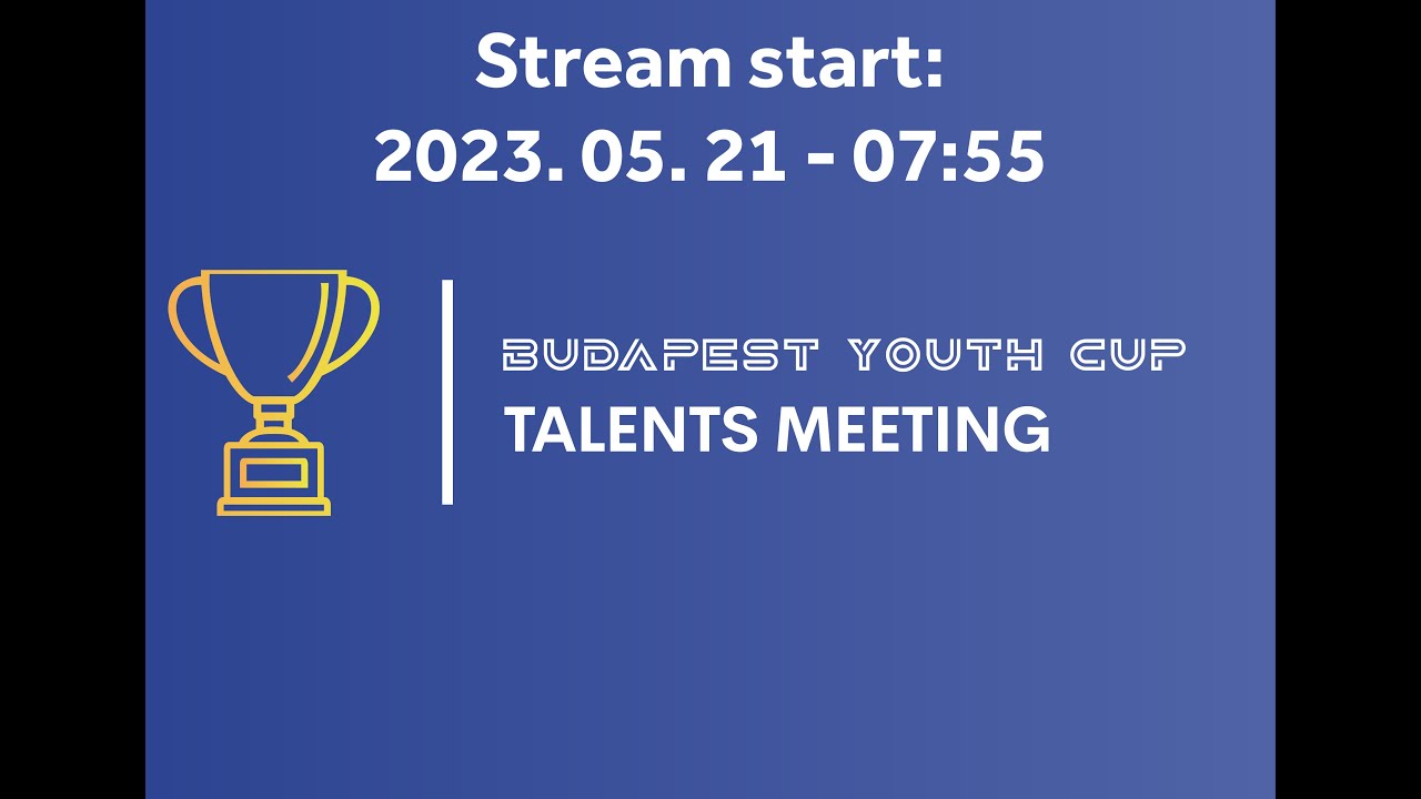 Budapest Youth Cup YouTube