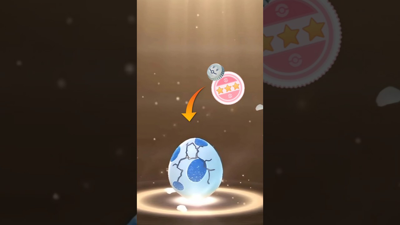 Hatch 100iv Pokémon From 1Km special Egg #shorts #hatch #game #anime #lucky #100iv