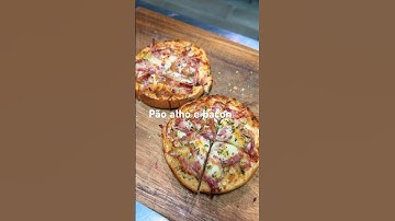 Pão alho e bacon #shorts #food #receitasfaceis #comida
