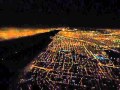 Volando de noche sobre Buenos Aires, Argentina - Boeing de Austral.