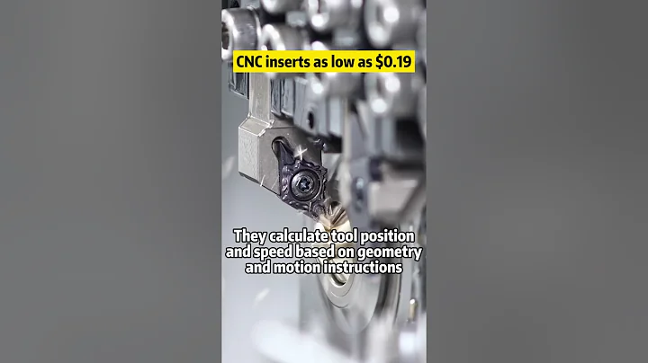 CNC inserts as low as $0.19 #cncmachining #tools #machining #cnc #factory