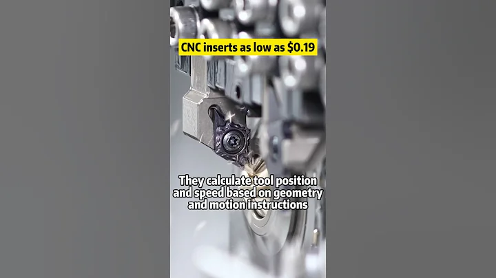 CNC inserts as low as $0.19 #cncmachining #tools #machining #cnc #factory