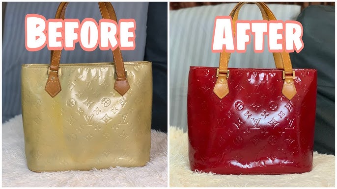 Dying a Louis Vuitton Vernis Leather Handbag (Patent Leather) 