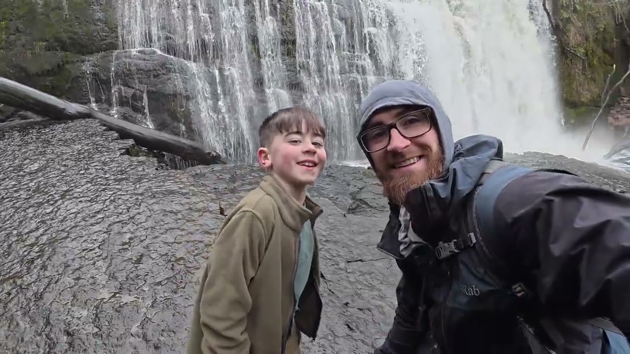 A family day out in | waterfall country | #outdoors #hiking #breconbeacons #waterfalls #adventure