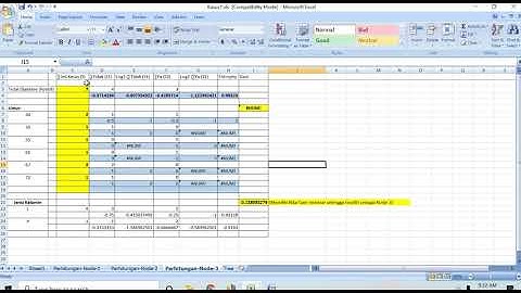 Algoritma C451 Decision Tree dengan Excel dan Rapid Miner