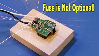 Fuse is Not Optional! Teardown, Destructive Testing of a Generic USB Power Adapter by Kerry Wong 2,329 views 7 months ago 7 minutes, 13 seconds