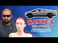 Kanye West And Bianca Censori Enjoy A Quiet Drive Through Hollywood In Their Tesla Cybertruck