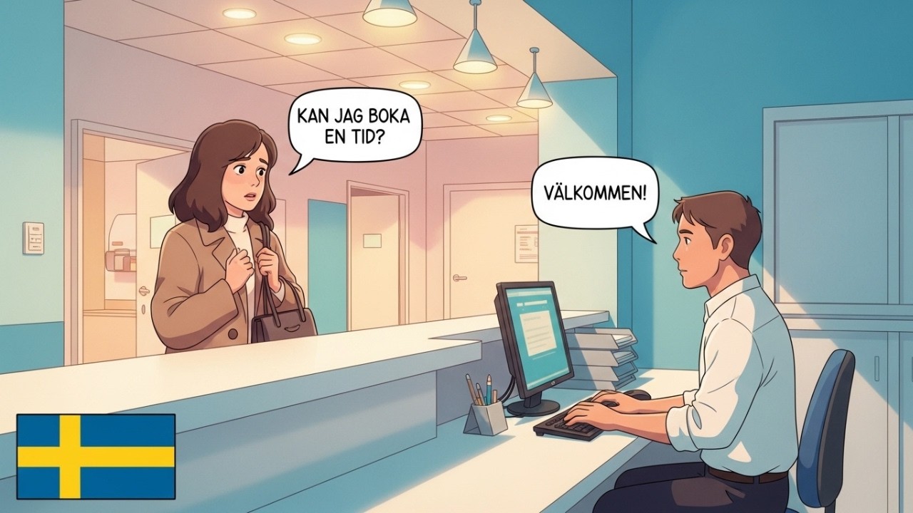 Learn Swedish with 10 Real-Life Doctor's Clinic Conversations | Slow & Clear | Beginners A1–B1