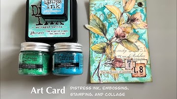 Leuke reliëftechniek met behulp van een sjabloon.