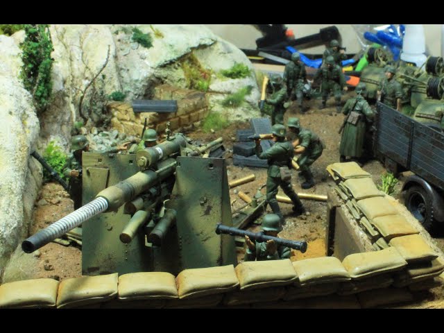 Afficher le sujet - [WIP]Diorama position de Flak WW2