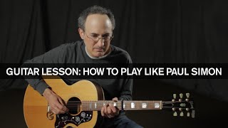 Video thumbnail of "Guitar Lesson: How to Play Like Paul Simon"