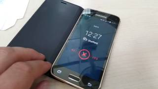 Samsung S5 Mini flip case alarm test screenshot 4