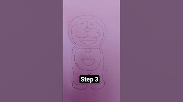 doremon drawing step by step #drawing #art #draw #artist