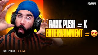 ENTERTAINMENT KING : BGMI LIVE | GTXPREET PUBG LIVE