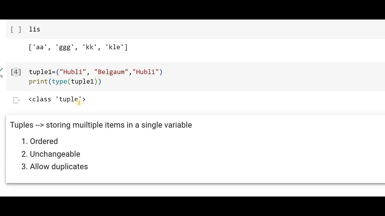 10_Introduction to Tuples in Python - YouTube