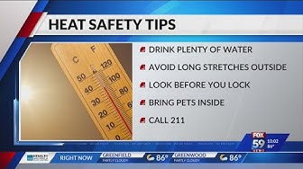 City of Indianapolis provides tips to help residents stay safe as weather heats up thumbnail