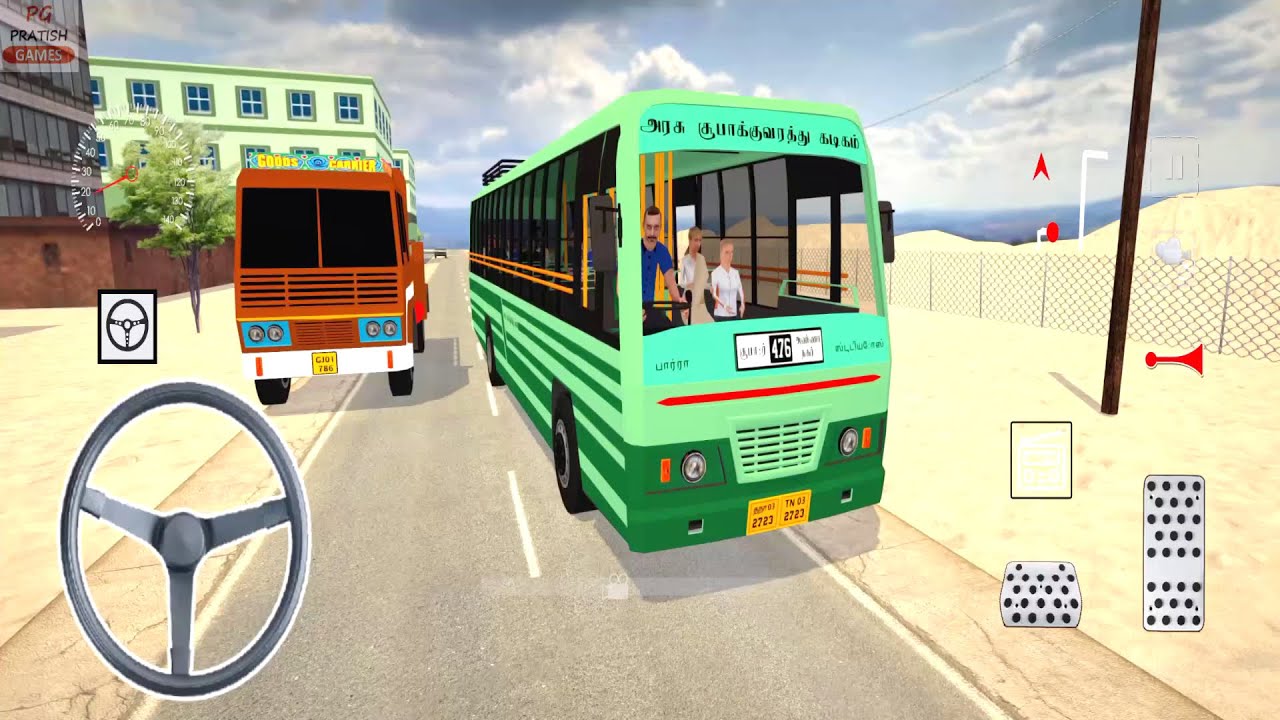 TNSTC Bus Game Download | Bharat Bus Simulator 3D Game Android Gameplay | Indian Bus Simulator