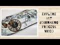 Explore - art journaling - process video