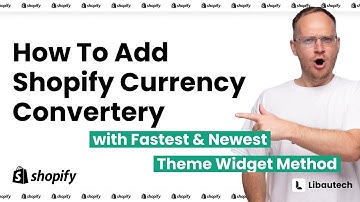 How To Add Shopify Currency Convertery with Fastest & Newest Theme Widget Method