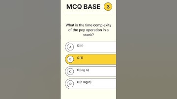 Top 5 Stack MCQs in Data Structures 🔥 | Must-Know for CS Exams | MCQ BASE #stack, #datastructures