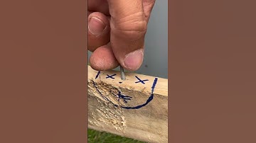 Gatenzaaghoektruc met haakCreatief boren #USA #WoodworkHack #SmartDIY