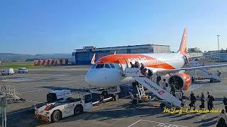 𝐞𝐚𝐬𝐲𝐉𝐞𝐭 Airlines: Flight from Belfast, Northern Ireland to Glasgow, Scotland -- FULL RIDE!