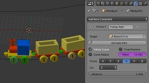 Blender - Follow Path Constraint Offset Driver