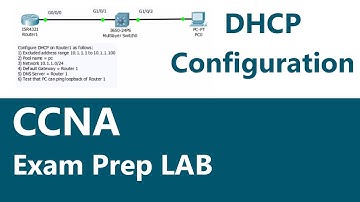 DHCP Configuration | CCNA Exam Prep LAB part - 2