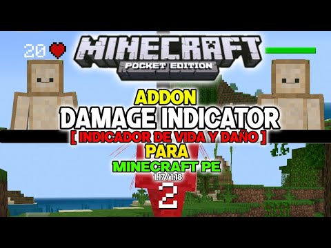 DAMAGE INDICATOR MOD Para MINECRAFT PE 1.17/1.18/Best Addon For ...