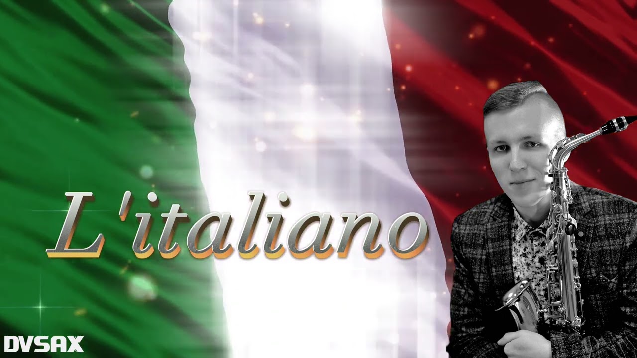 Toto Cutugno - L'italiano 🇮🇹 (Saxophone Cover by Saksofonininkas Donatas)