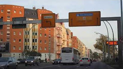 Fahrt in Berlin durch den Ost und West Teil der Stadt