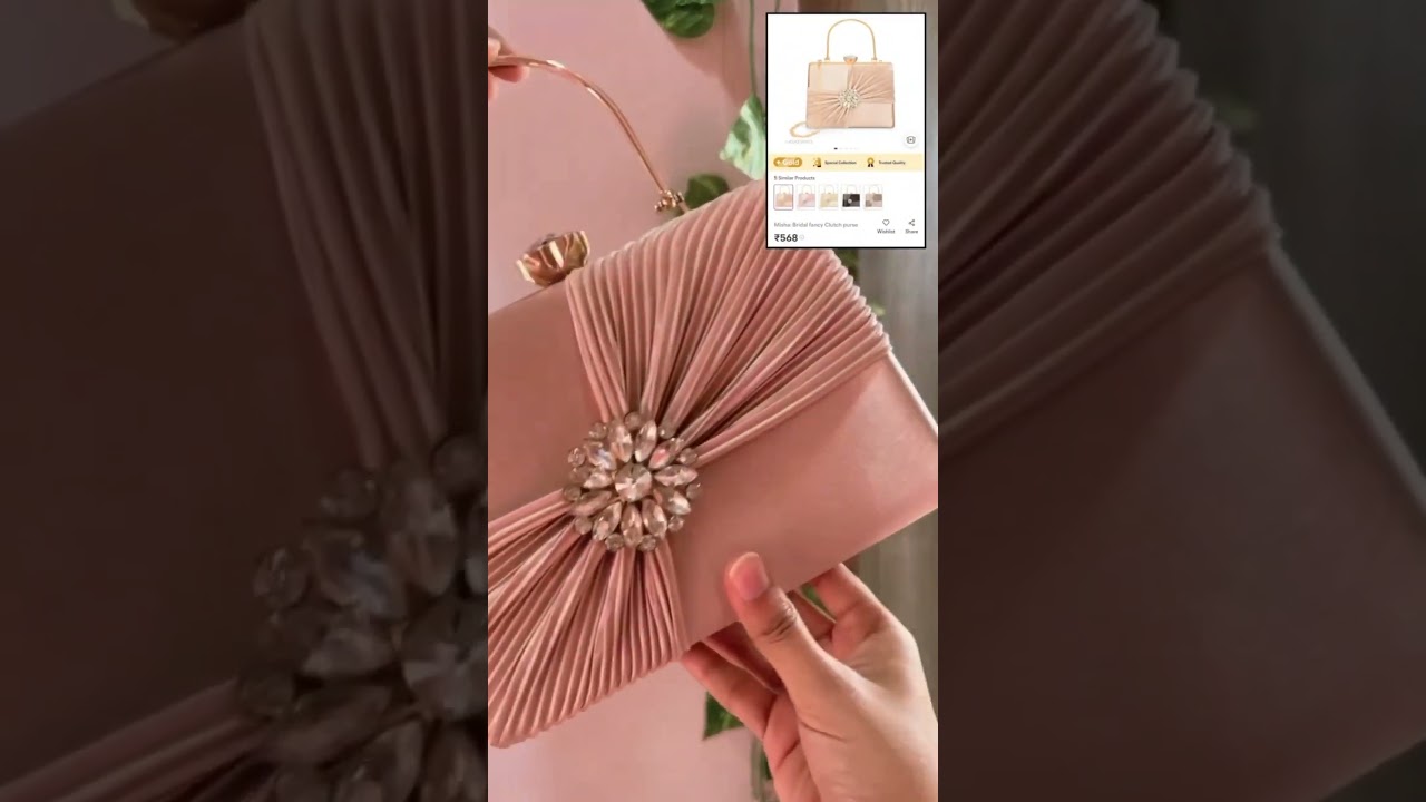 Meesho bridal clutches haul 