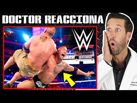 Médico de Emergencias REACCIONA a las Lesiones de la Lucha Libre WWE