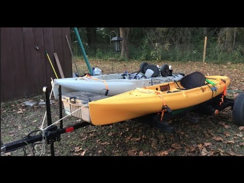 diy kayak trailer part #3 - youtube