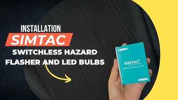 Simtac Switchless hazard flasher with LED indicators at home.. interceptor 650 Black ray 2024