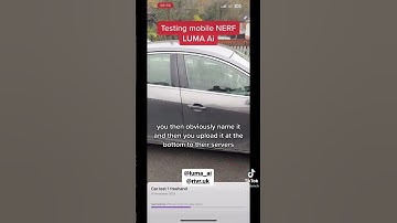 Testing out #luma Ai mobile #nerf on iPhone scanning a #car