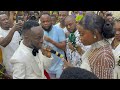 Akwaboah performed love songs to his wife at white wedding 