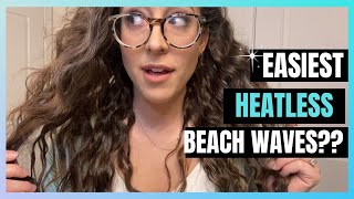 100% HEATLESS mermaid/beach waves you don’t have to touch up!
